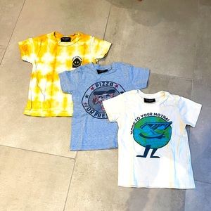 Tiny Whales size 4T - set of 3 t-shirts